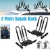 Smarten Universal 2 pairs J-Bar Kayak Roof Rack Carrier Canoe Boat Surf Ski Roof Top Mount Car SUV Crossbar+ Waterproof Cellphone Bag